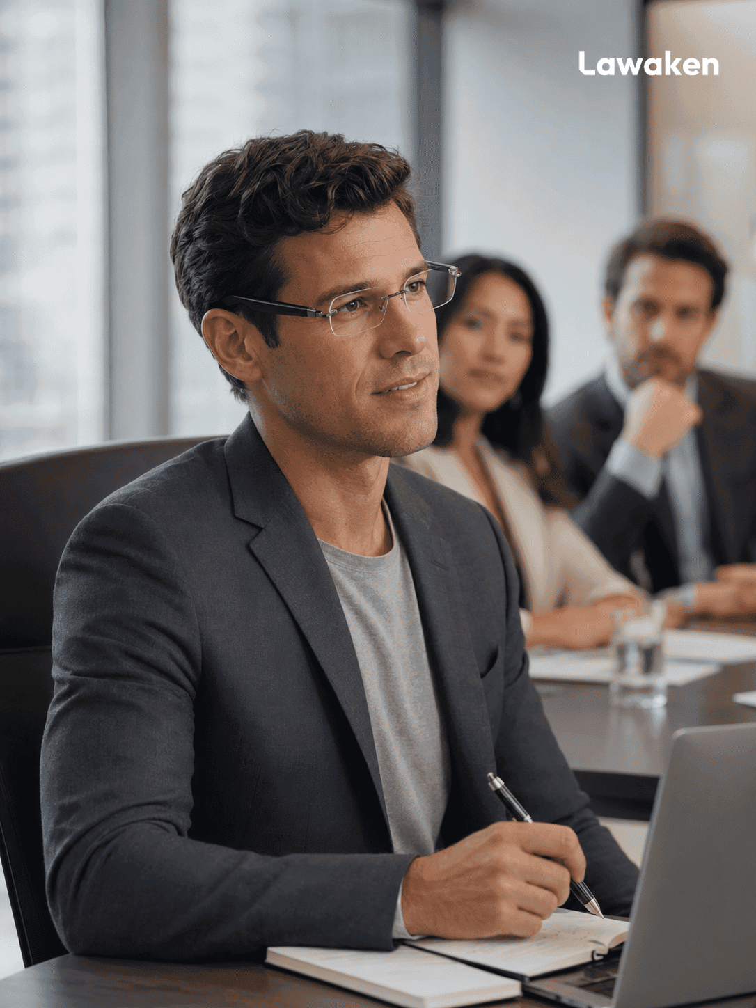 Stressed in meeting